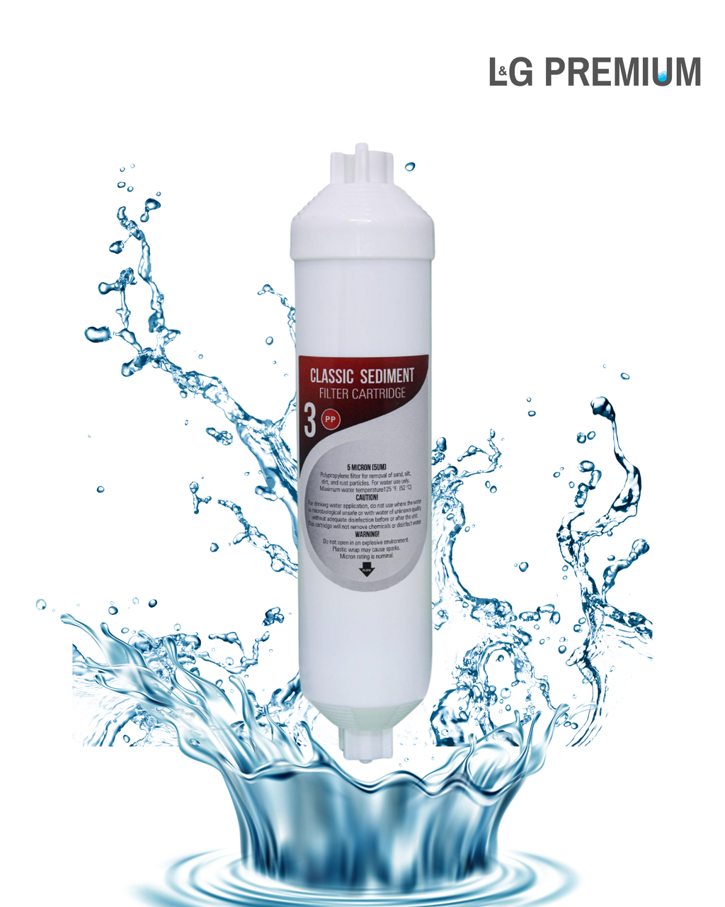 L&G Premium Su Arıtma Filtresi 3'lü Seti